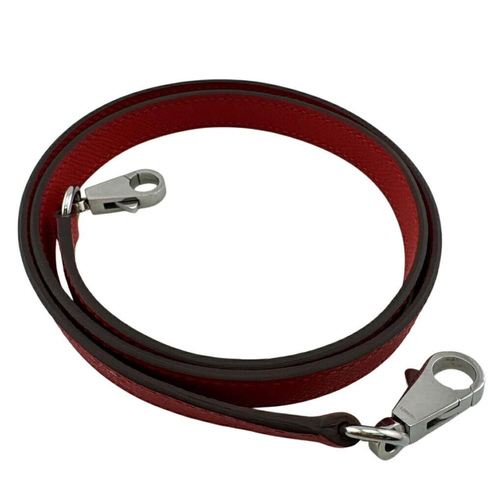 HERMES Kelly Bolide Shoulder Strap (Red)